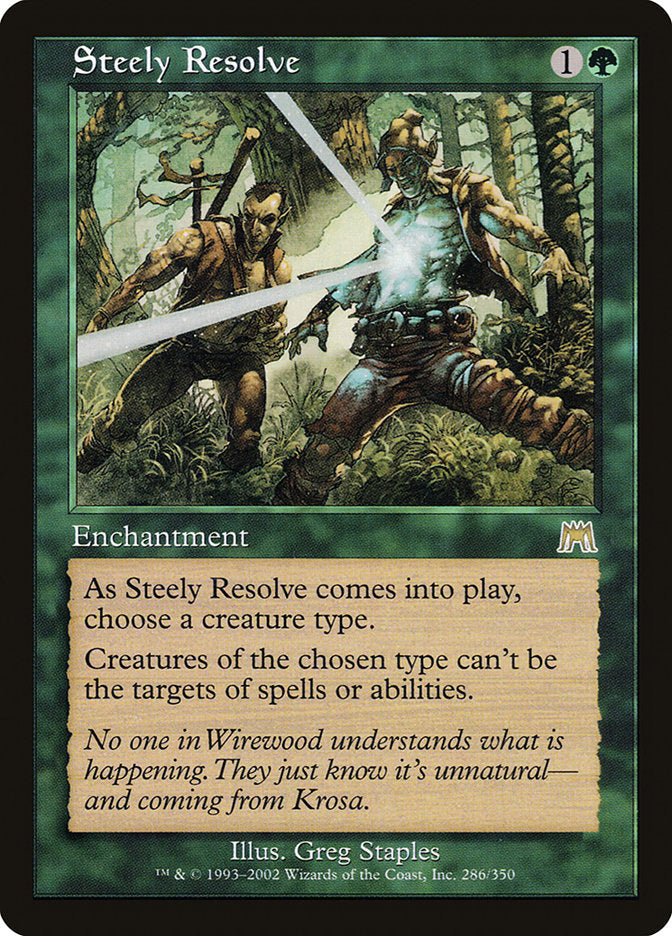 Steely Resolve [Onslaught] [Foil]
