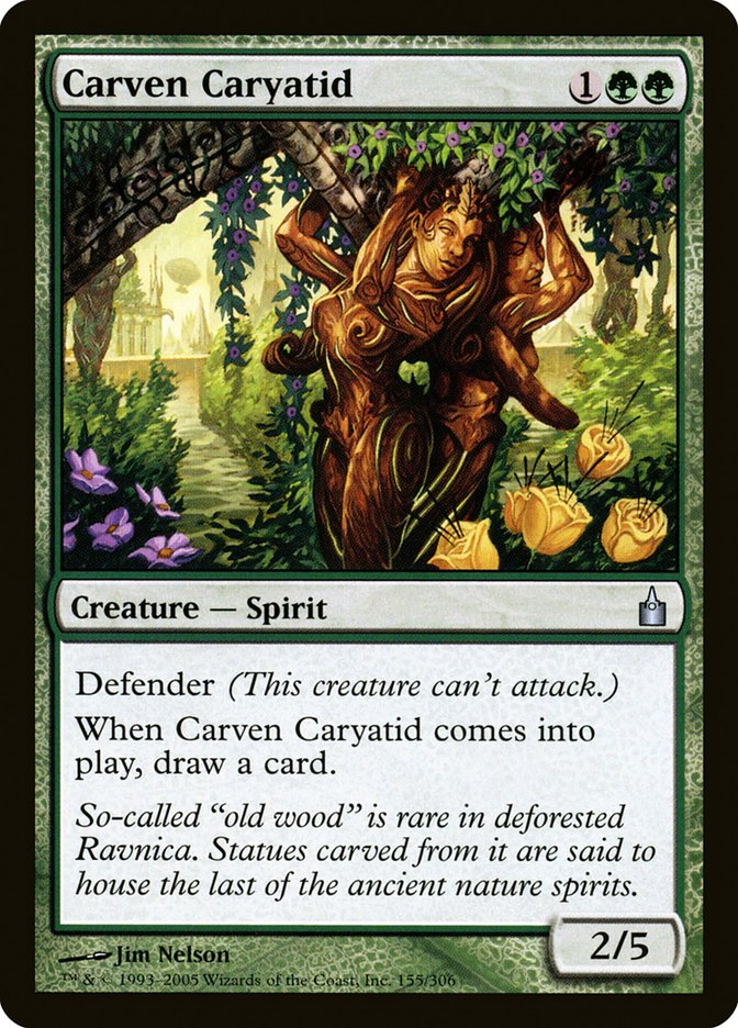 Carven Caryatid [Ravnica: City of Guilds] [Foil]