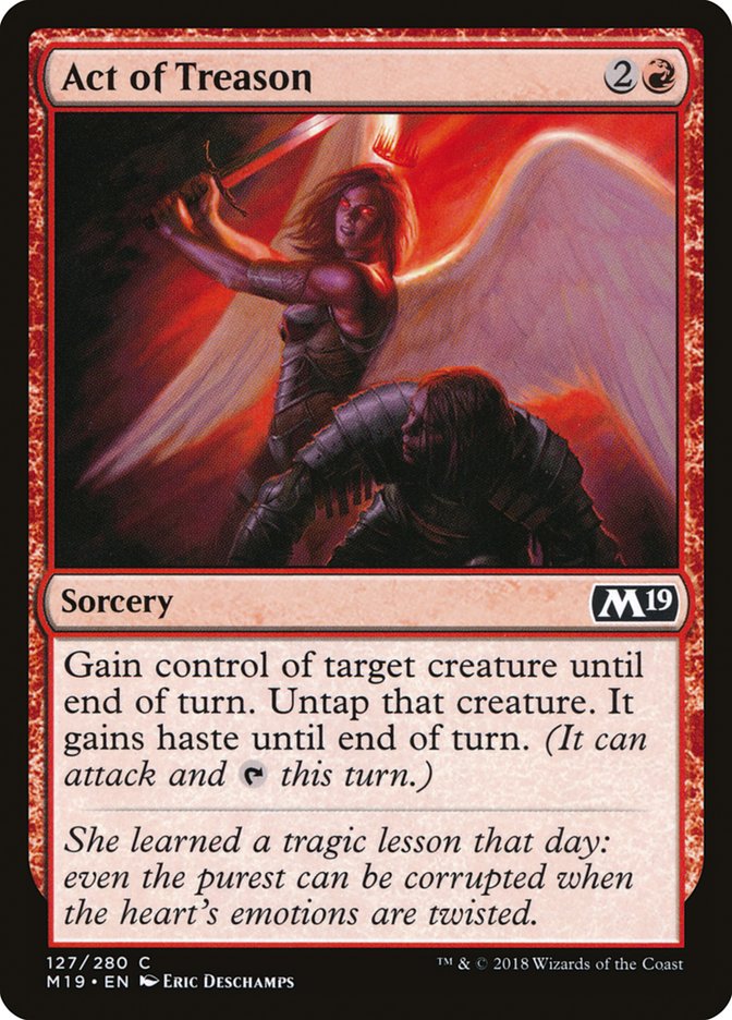 Act of Treason [Core Set 2019] [Foil]