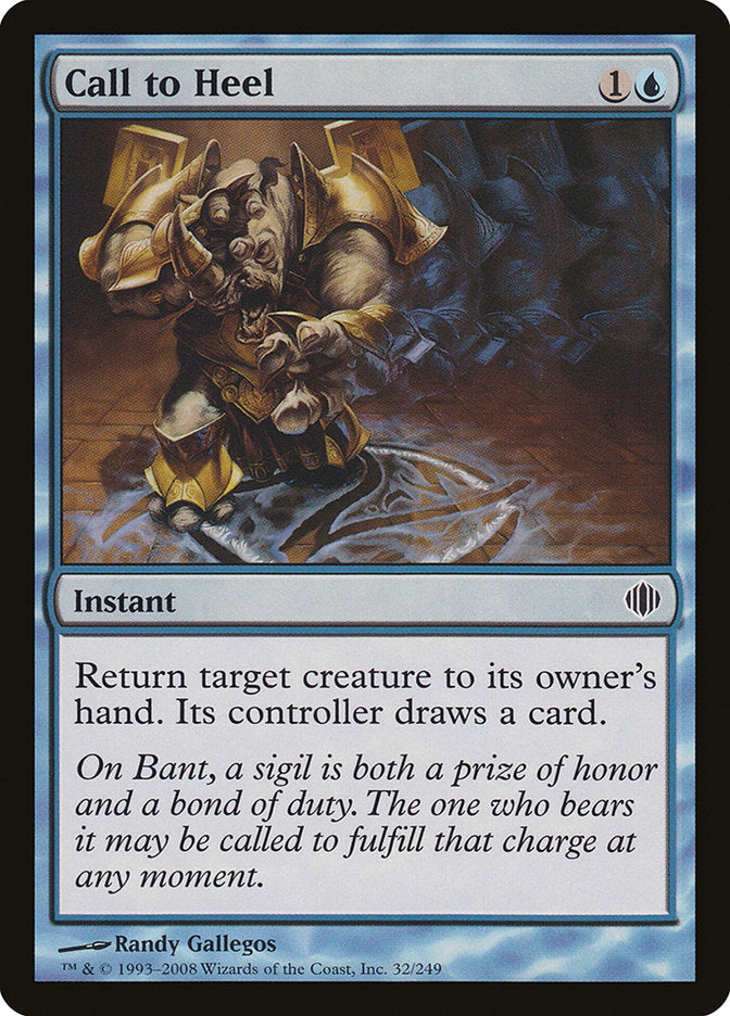 Call to Heel [Shards of Alara] [Foil]