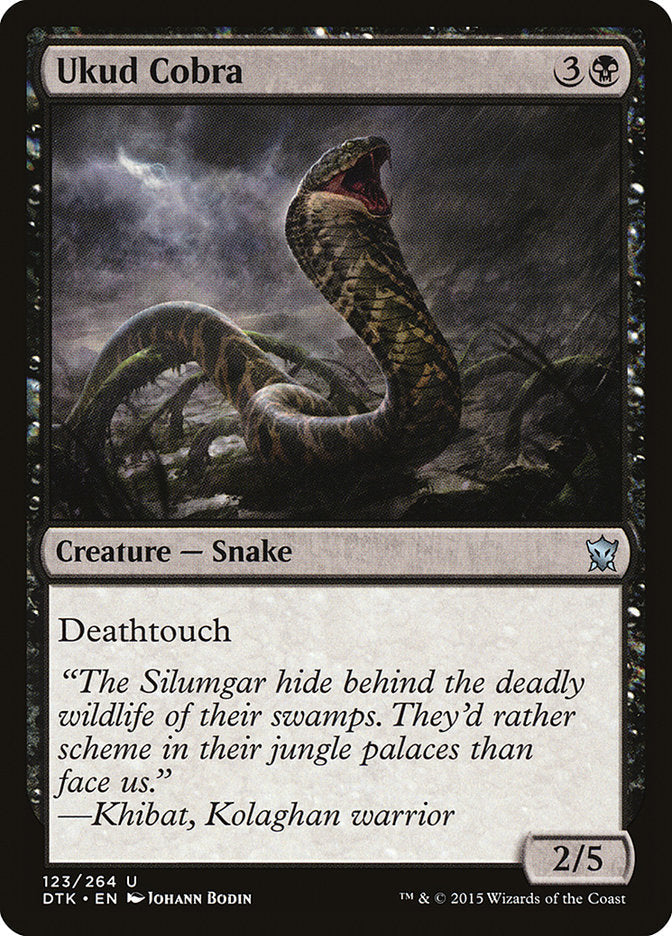 Ukud Cobra [Dragons of Tarkir] [Foil]