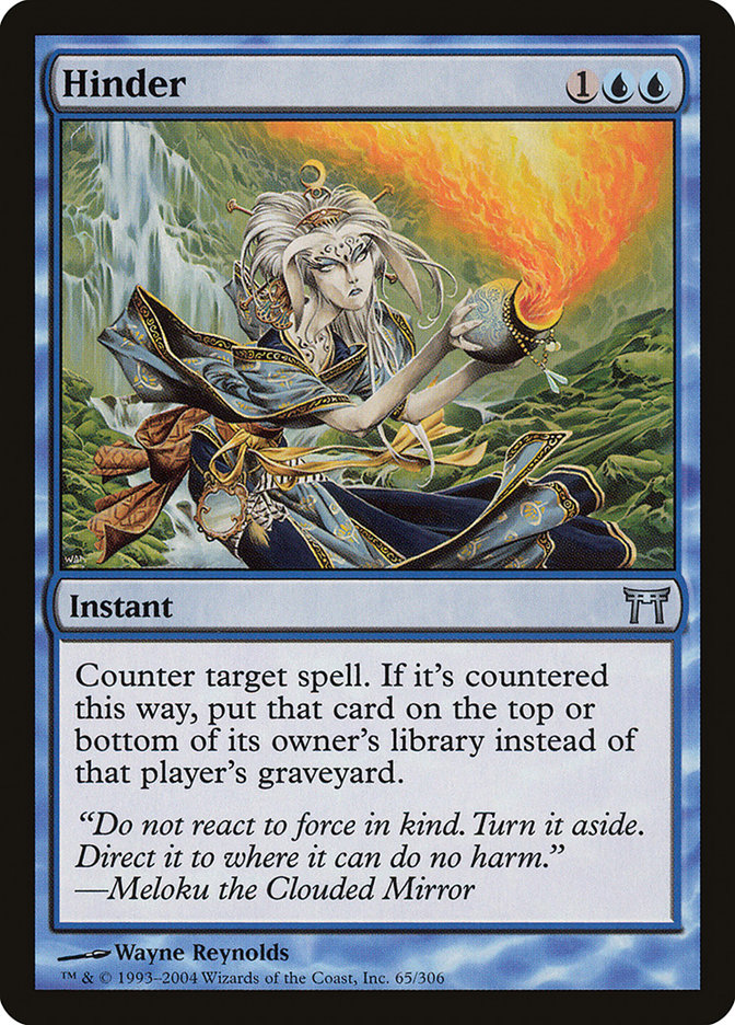 Hinder [Champions of Kamigawa] [Foil]