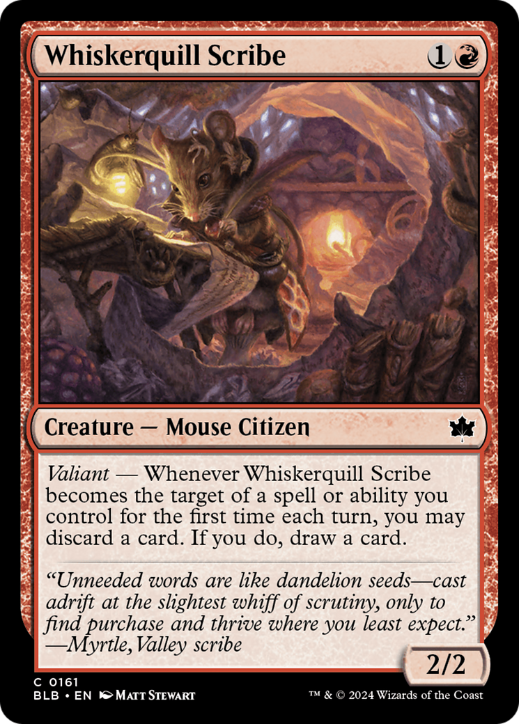 Whiskerquill Scribe [Bloomburrow] [Foil]