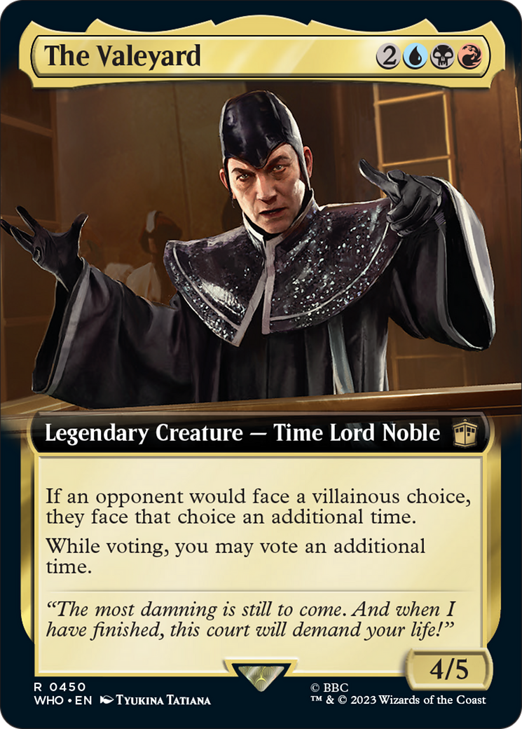 The Valeyard (Extended Art) [Doctor Who] [Foil]