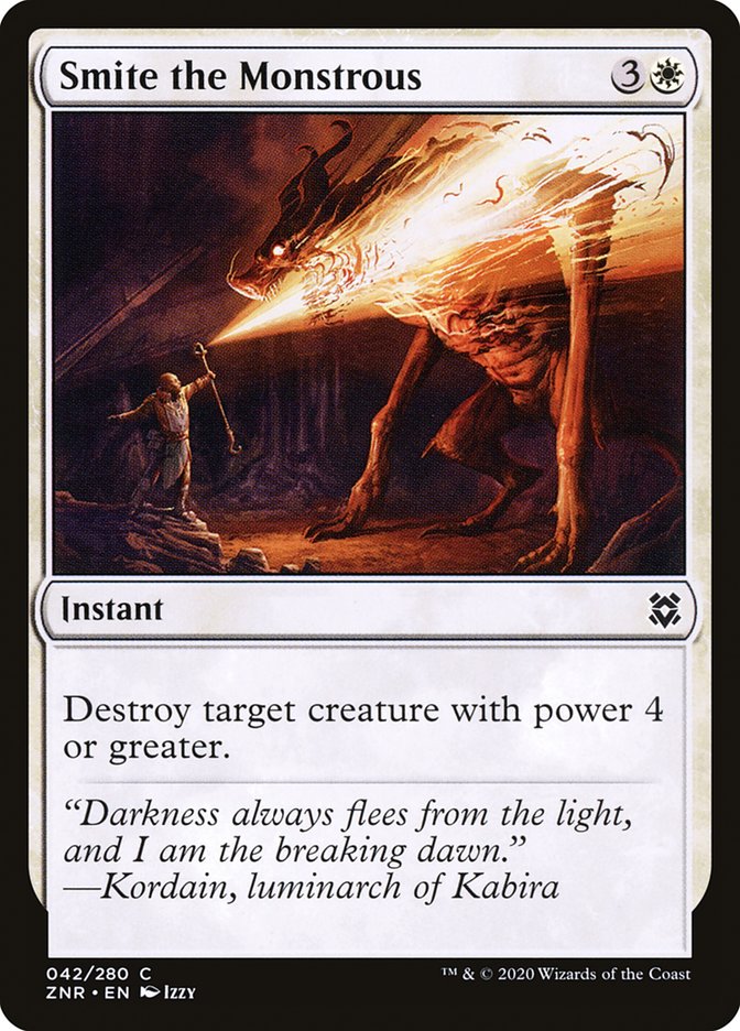 Smite the Monstrous [Zendikar Rising] [Foil]