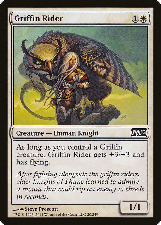 Griffin Rider [Core Set 2012] [Foil]