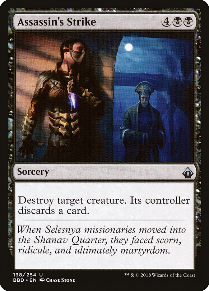 Assassin's Strike [Battlebond] [Foil]