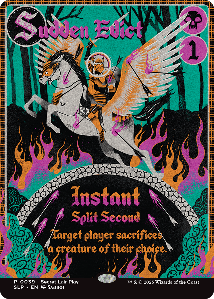 Sudden Edict [Secret Lair Showdown] [Foil]