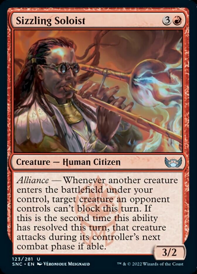 Sizzling Soloist [Streets of New Capenna] [Foil]
