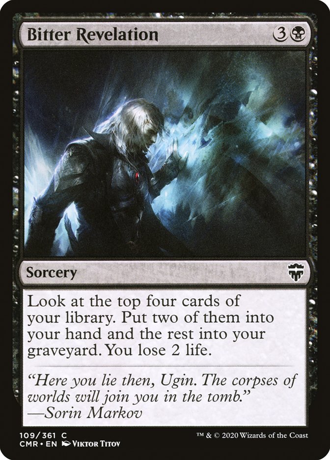 Bitter Revelation [Commander Legends] [Foil]