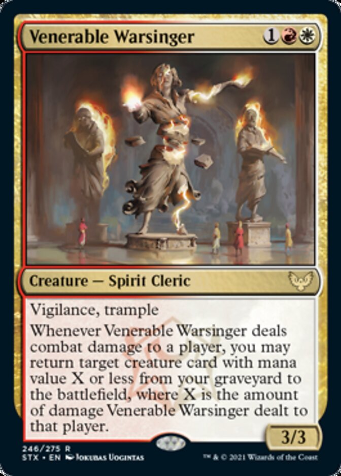 Venerable Warsinger [Strixhaven: School of Mages] [Foil]