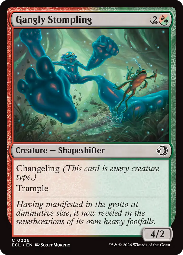 Gangly Stompling [Lorwyn Eclipsed] [Foil]