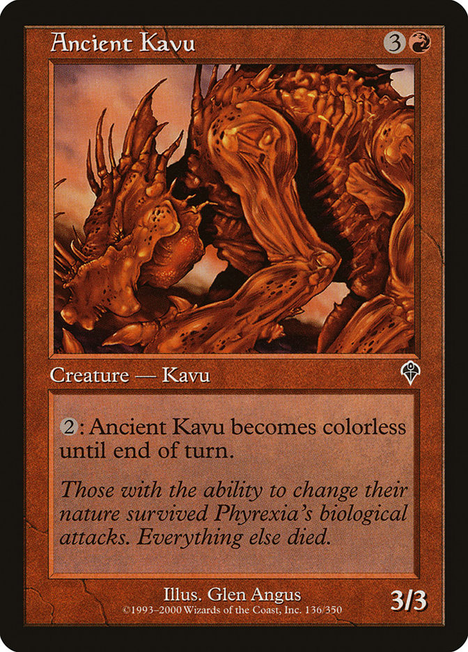 Ancient Kavu [Invasion] [Foil]