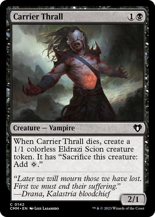 Carrier Thrall [Commander Masters] [Foil]