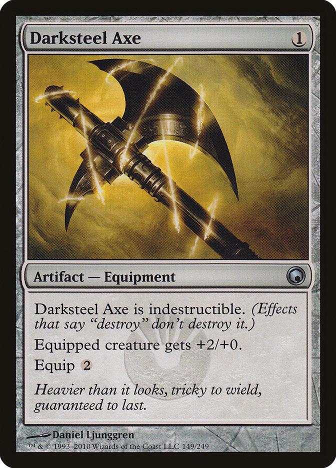 Darksteel Axe [Scars of Mirrodin] [Foil]