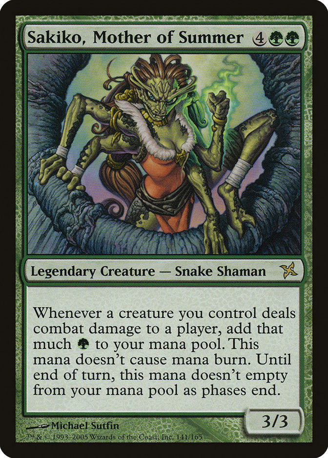 Sakiko, Mother of Summer [Betrayers of Kamigawa] [Foil]