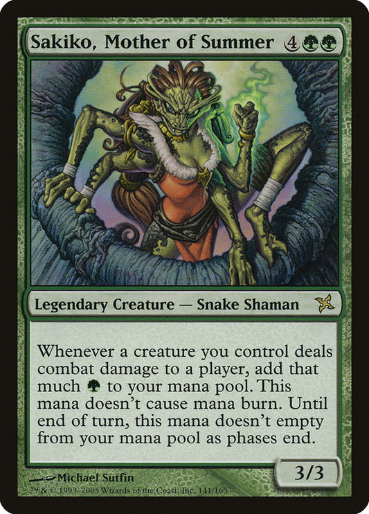 Sakiko, Mother of Summer [Betrayers of Kamigawa] [Foil]