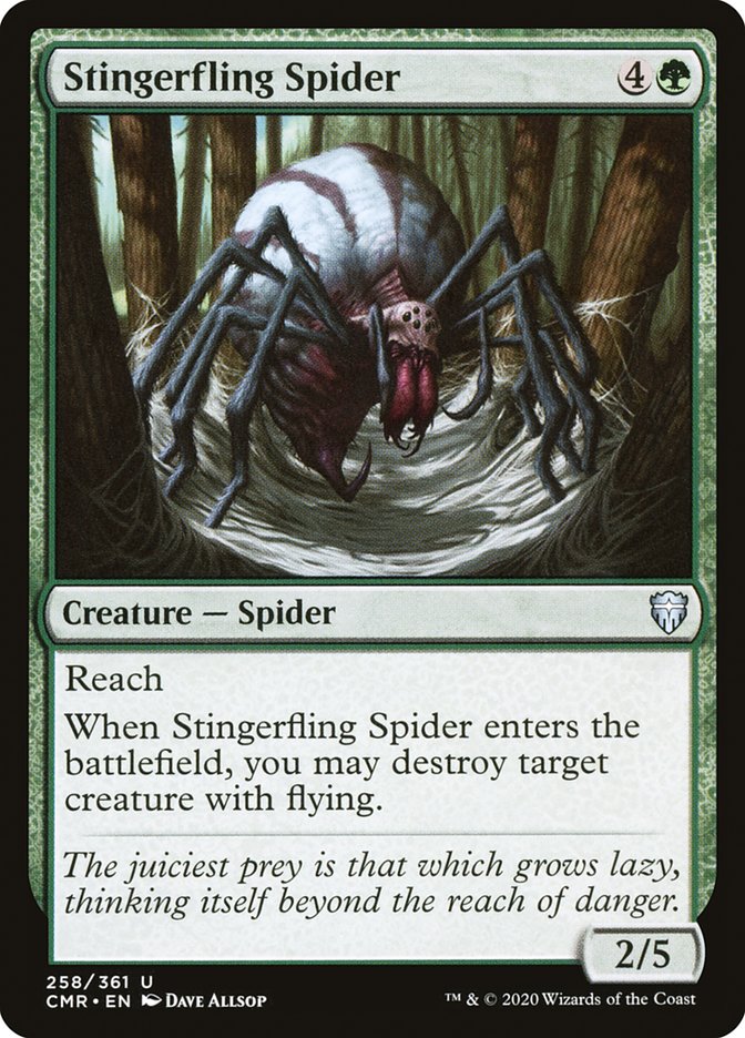 Stingerfling Spider [Commander Legends] [Foil]