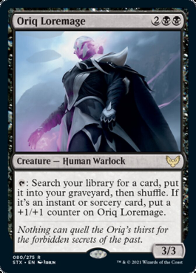 Oriq Loremage [Strixhaven: School of Mages] [Foil]