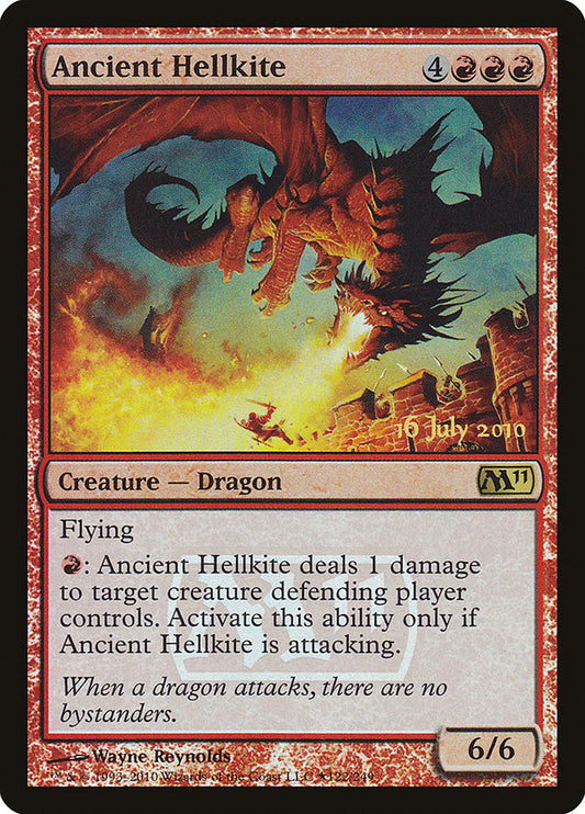 Ancient Hellkite [Core Set 2011 Prerelease Promos]