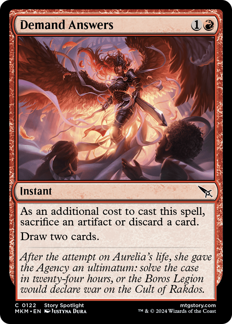 Demand Answers [Murders at Karlov Manor] [Foil]