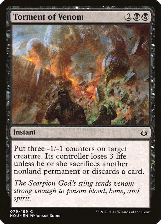 Torment of Venom [Hour of Devastation] [Foil]