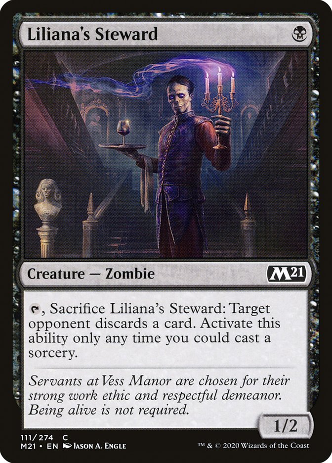 Liliana's Steward [Core Set 2021] [Foil]