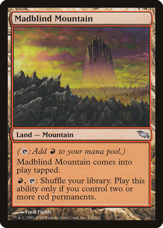 Madblind Mountain [Shadowmoor] [Foil]