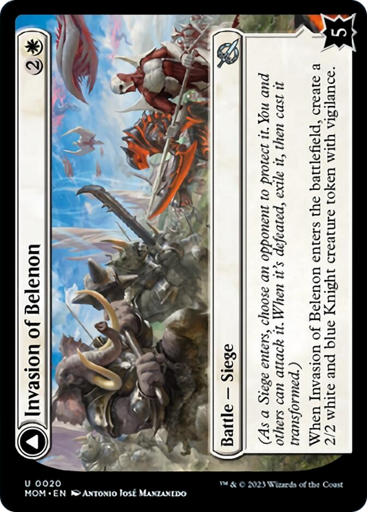 Invasion of Belenon // Belenon War Antherm [March of the Machine] [Foil]