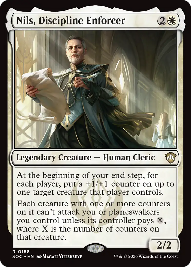 Nils, Discipline Enforcer [Secrets of Strixhaven Commander] [Foil]