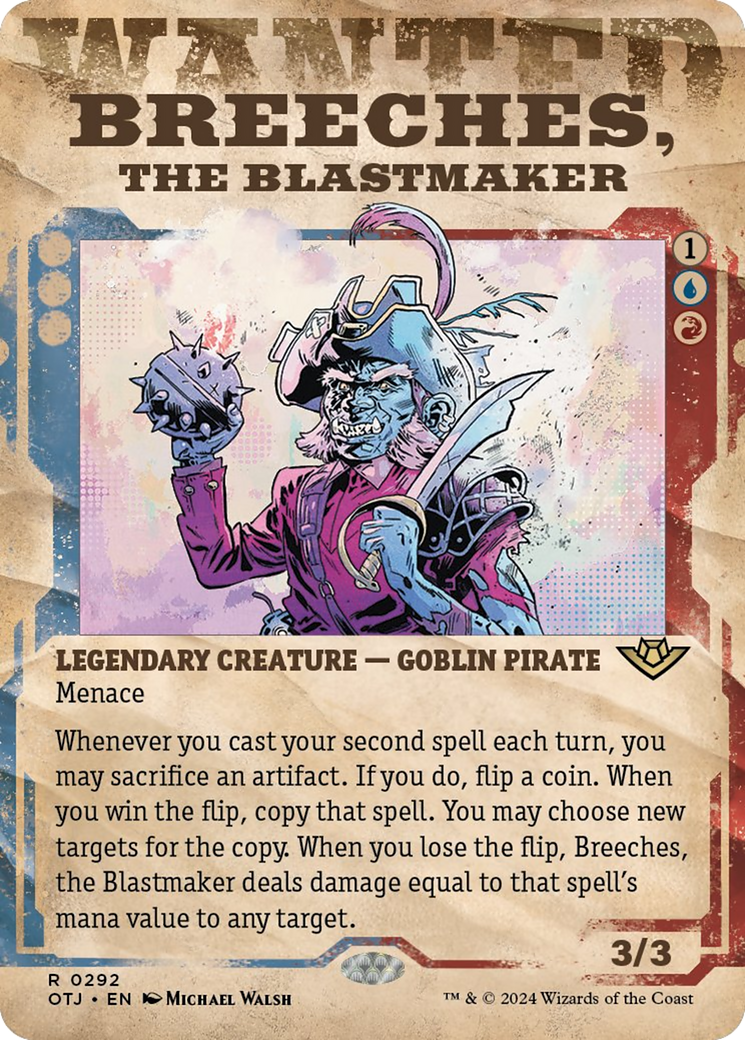 Breeches, the Blastmaker (Showcase) [Outlaws of Thunder Junction] [Foil]