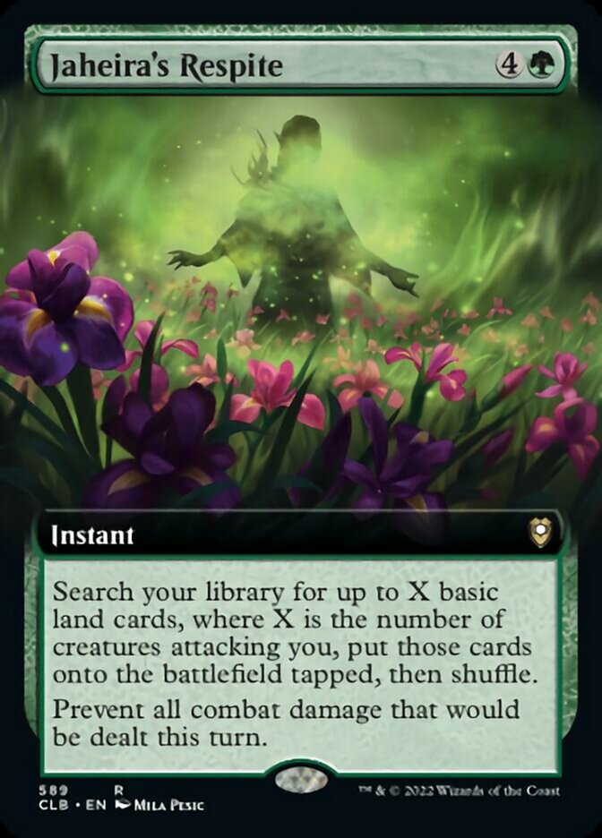 Jaheira's Respite (Extended Art) [Commander Legends: Battle for Baldur's Gate] [Foil]