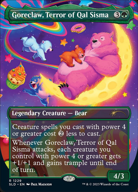 Goreclaw, Terror of Qal Sisma (Borderless) [Secret Lair Drop Series] [Foil]