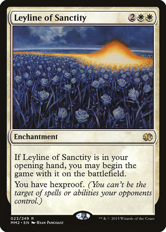 Leyline of Sanctity [Modern Masters 2015] [Foil]