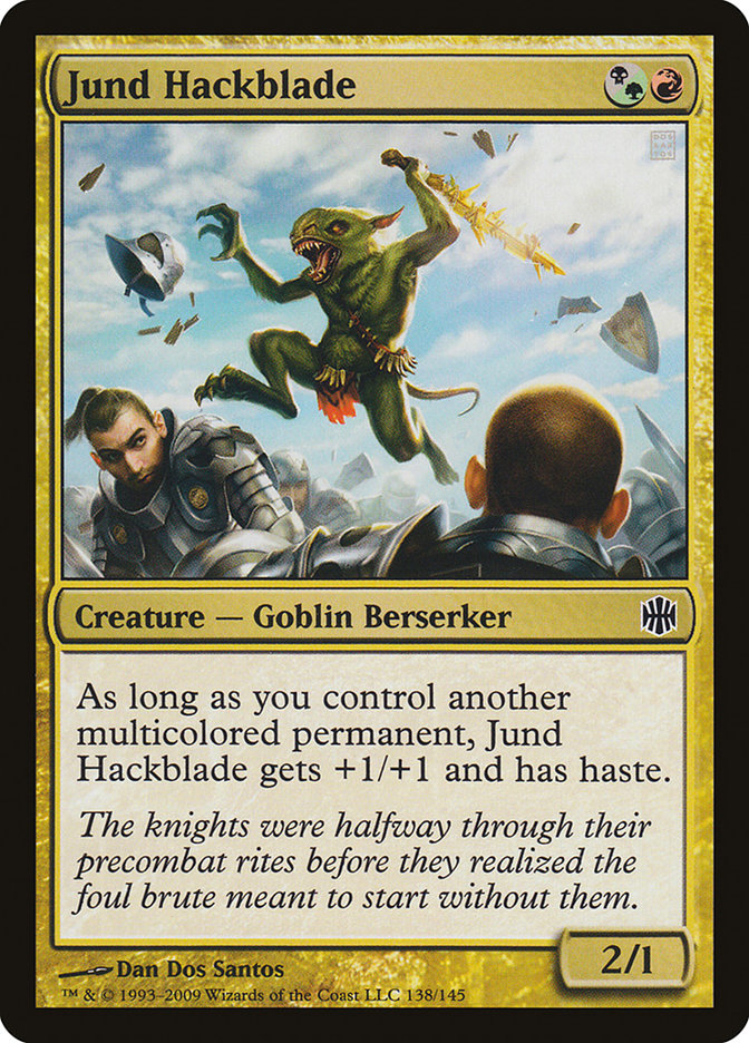 Jund Hackblade [Alara Reborn] [Foil]