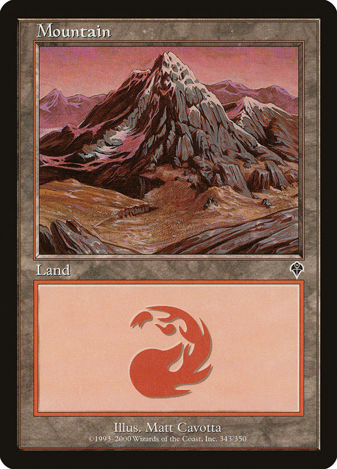 Mountain (343) [Invasion] [Foil]