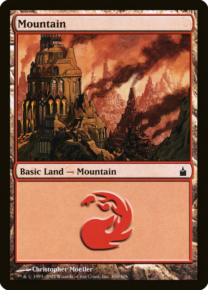 Mountain (300) [Ravnica: City of Guilds] [Foil]