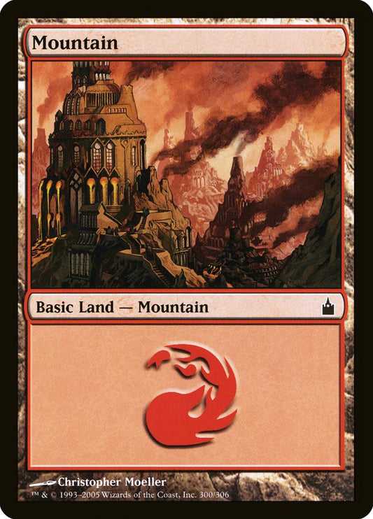 Mountain (300) [Ravnica: City of Guilds] [Foil]