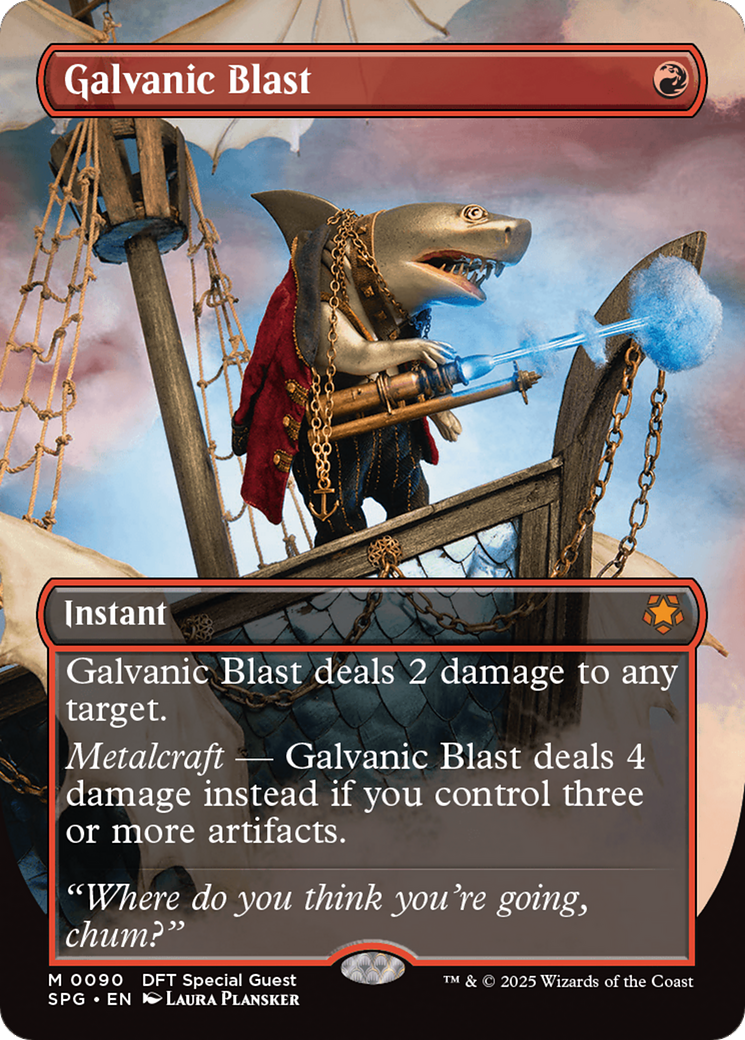 Galvanic Blast (Borderless) [Aetherdrift Special Guests] [Foil]