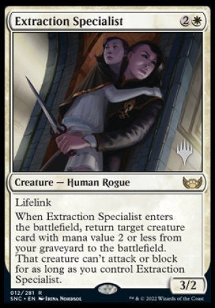 Extraction Specialist (Promo Pack) [Streets of New Capenna Promos] [Foil]