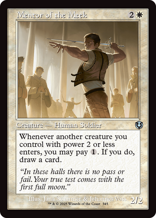Mentor of the Meek (Retro Frame) [Innistrad Remastered] [Foil]