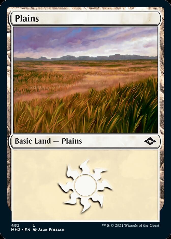 Plains (482) [Modern Horizons 2] [Foil]