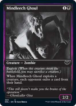 Mindleech Ghoul [Innistrad: Double Feature] [Foil]