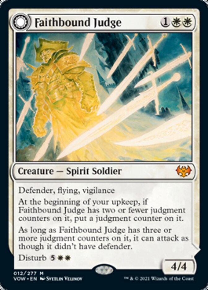 Faithbound Judge // Sinner's Judgment [Innistrad: Crimson Vow] [Foil]
