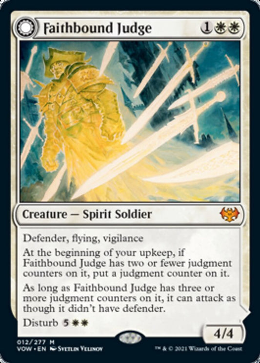 Faithbound Judge // Sinner's Judgment [Innistrad: Crimson Vow] [Foil]
