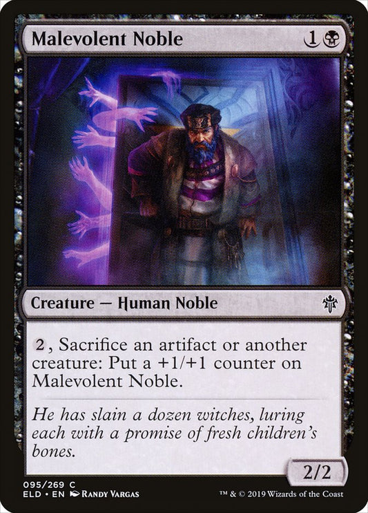 Malevolent Noble [Throne of Eldraine] [Foil]