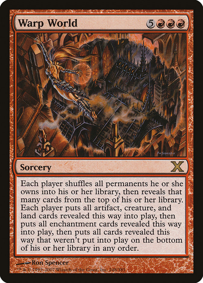 Warp World [Tenth Edition] [Foil]