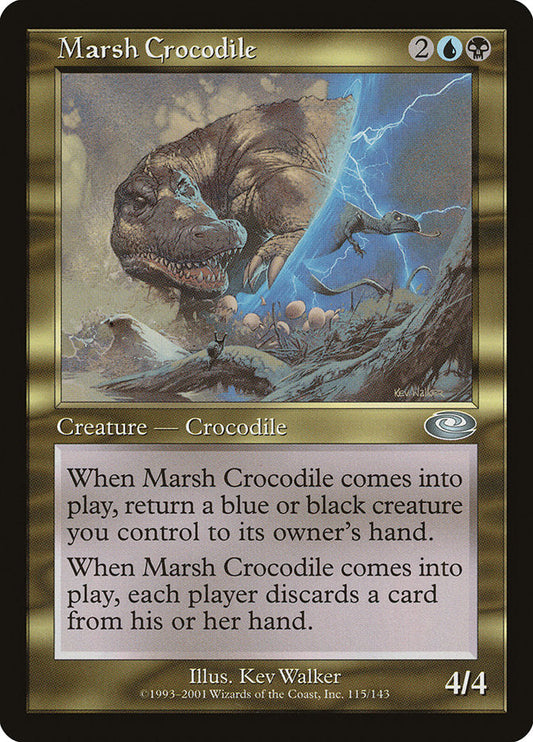 Marsh Crocodile [Planeshift] [Foil]