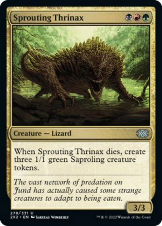 Sprouting Thrinax [Double Masters 2022] [Foil]