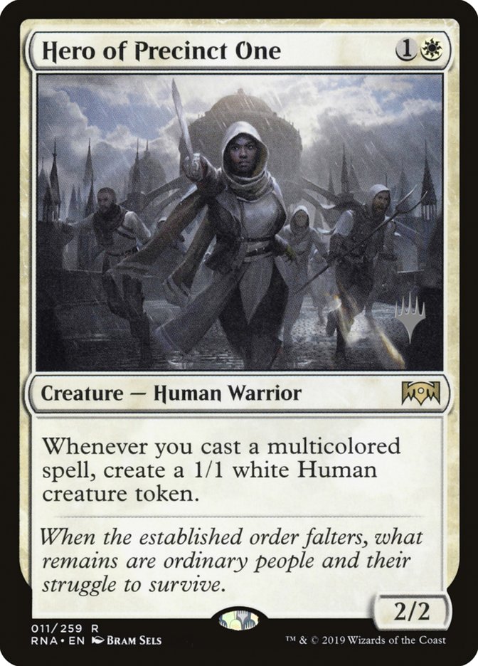 Hero of Precinct One (Promo Pack) [Ravnica Allegiance Promos] [Foil]